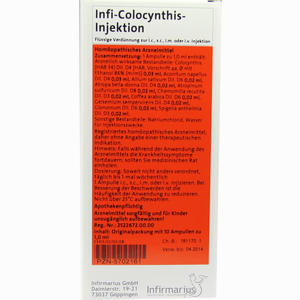 Infi- Colocynthis- Injektion 10 x 1 ml - ab 12,86 €