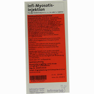 Infi- Myosotis- Injektion Ampullen 10 x 1 ml - ab 13,41 €