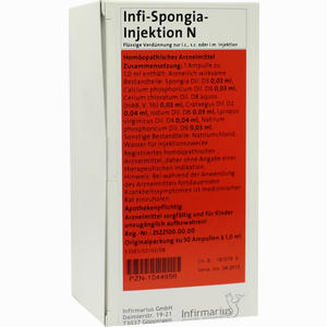 Infi- Spongia- Injektion N 50 Stück - ab 0,00 &euro;