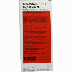 Infi- Vitamin- B15- Injektion N 10 x 1 ml - ab 19,29 €