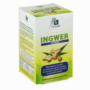 Ingwer 500mg Kapseln+vit B1+c  90 Stück - ab 9,82 €