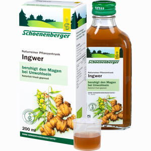 Ingwer Pflanzentrunk Schoenenberger Saft  200 ml - ab 6,58 €