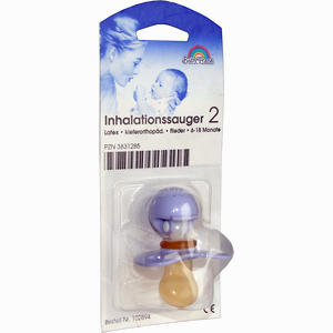 Inhalationssauger Gr. 2 Aus Latex 6- 18 Monate Flieder 1 Stück - ab 0,00 &euro;