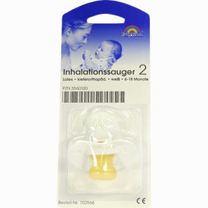 Inhalationssauger Kiefernorthopädisch Latex Weiß 6- 18 Monate 1 Stück - ab 0,00 €