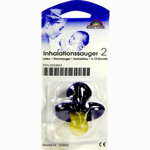 Inhalationssauger Kirschsauger 2 Aus Latex 6- 18 Monate Dunkelblau 1 Stück - ab 0,00 €