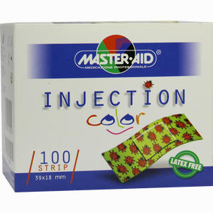 Injection Strip Color 39x18mm Kinderpflaster Master- Aid  1 Stück - ab 11,90 €