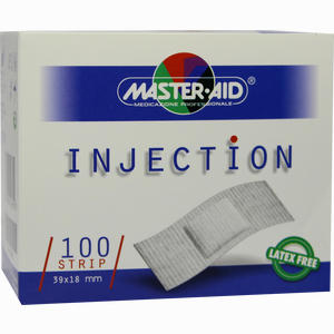Injection Strip Weiß 39x18mm Master- Aid Pflaster 100 Stück - ab 12,13 €
