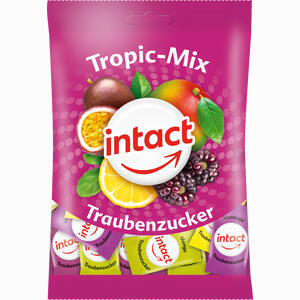Intact Traubenzucker Beutel Tropic- Mix Bonbon 100 g - ab 0,00 €