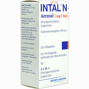 Intal N Dosieraerosol 2 x 10 ml - ab 0,00 &euro;