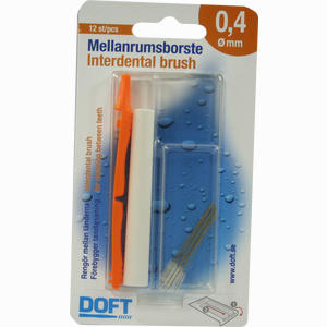 Interdentalbürste 0.4 mit Wechselgriff Doft Zahnbürste 12 Stück - ab 3,04 €