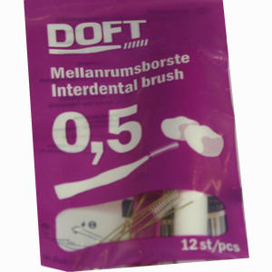 Interdentalbürste 0.5 mit Wechselgriff Doft Zahnbürste 12 Stück - ab 3,24 €