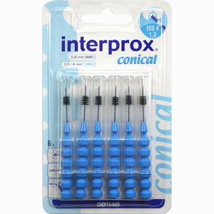 Interprox Reg Conical Blau Interdentalbürste Blist Zahnbürste 6 Stück - ab 3,94 €