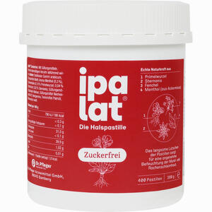 Ipalat Halspastillen Zuckerfrei 400 Stück Ipalat Halspastillen Zuckerfrei 400 Stück