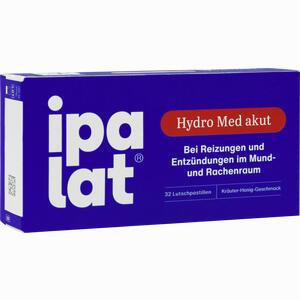 Ipalat Hydro Med Akut Lutschpastillen 32 Stück - ab 5,19 €