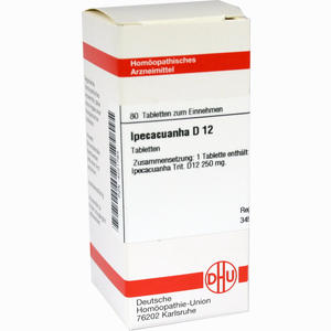 Ipecacuanha D12 Tabletten 80 Stück - ab 7,94 €