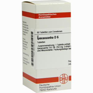 Ipecacuanha D6 Tabletten 80 Stück - ab 8,00 €