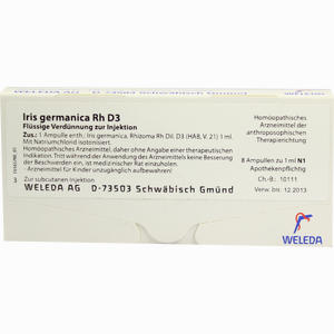 Iris Germanica Rh D3 Ampullen 8 x 1 ml - ab 36,52 €