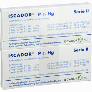 Iscador P C. Hg Serie Ii Ampullen 14 x 1 ml - ab 102,77 €