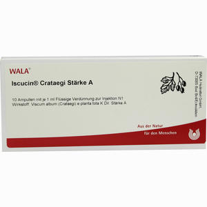 Iscucin Crataegi Stärke A Ampullen  10 x 1 ml - ab 74,15 €