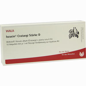 Iscucin Crataegi Staerke D Ampullen 10 x 1 ml - ab 78,79 €