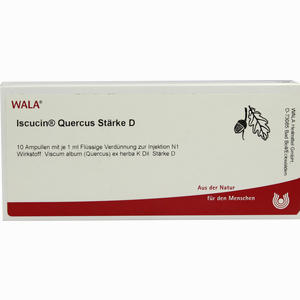 Iscucin Quercus Staerke D Ampullen 10 x 1 ml - ab 58,90 €