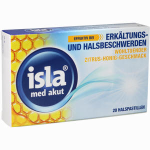 Isla Med Akut Zitrus- Honig Pastillen 20 Stück - ab 5,25 €
