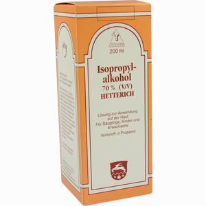 Isopropylalkohol 70% Hetterich 200 ml - ab 5,00 €