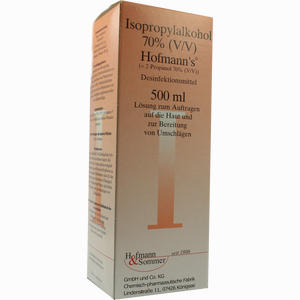 Isopropylalkohol 70% Hofmanns Lösung 500 ml - ab 7,78 &euro;