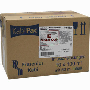 Isotone Kochsalzlösung 0. 9% 100ml Halbgefüllt Iff 10 x 50 ml - ab 12,44 €