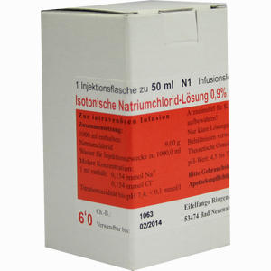 Isotonische Natriumchlorid- Lösung 0.9% Eifelfango Infusionslösung 50 ml - ab 3,48 &euro;