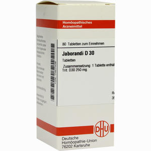 Jaborandi D30 Tabletten 80 Stück - ab 0,00 &euro;
