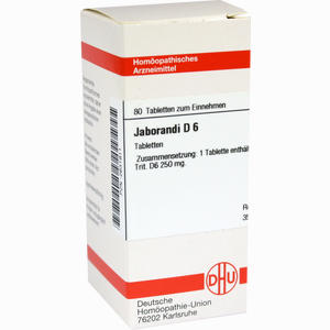 Jaborandi D6 Tabletten 80 Stück - ab 8,89 €