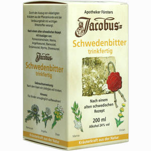 Jacobus Schwedenbitter Trinkfertig Fluid 200 ml - ab 10,00 €