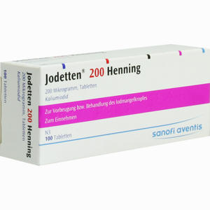 Jodetten 200 Henning Tabletten 100 Stück - ab 7,33 €
