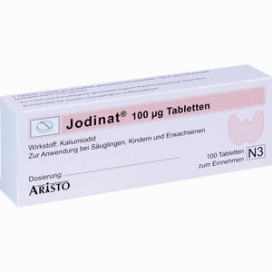Jodinat 100ug Tabletten  100 Stück - ab 2,50 €
