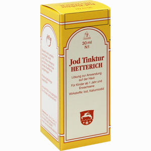 Jodtinktur Hetterich Lösung 30 ml - ab 3,90 €