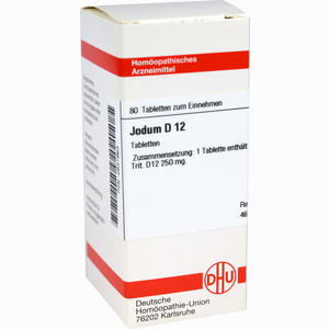 Jodum D12 Tabletten 80 Stück - ab 8,40 €