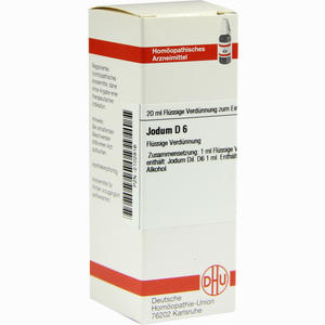 Jodum D6 Dilution 20 ml - ab 7,80 €
