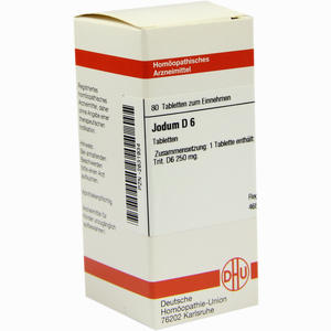 Jodum D6 Tabletten 80 Stück - ab 7,85 €