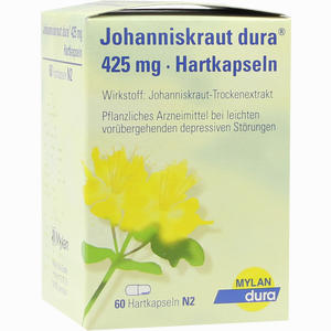 Johanniskraut Dura 425mg Hartkapseln  60 Stück - ab 0,00 &euro;