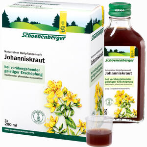 Johanniskraut Schoenenberger Heilpflanzensäfte Saft 3 x 200 ml - ab 15,41 €