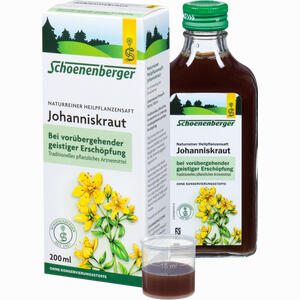Johanniskrautsaft Schoenenberger  200 ml - ab 6,01 €