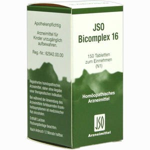 Jso Bicomplex 16 Tabletten 150 Stück - ab 0,00 &euro;