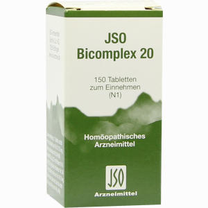 Jso Bicomplex Nr. 20 Tabletten  150 Stück - ab 0,00 &euro;