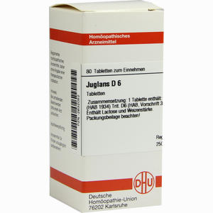 Juglans D6 Tabletten 80 Stück - ab 0,00 €