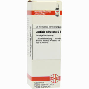 Justicia Adhatoda D6 Dilution 20 ml - ab 8,88 €