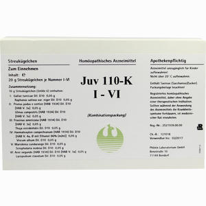 Juv 110- K I- Vi Globuli  6 x 20 g - ab 45,23 €