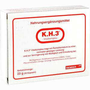K.h.3 Vitalkomplex Kapseln 30 Stück
