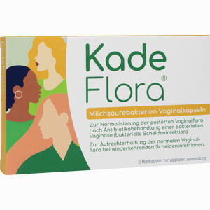 Kadeflora Milchsäurebakterien Vaginalkapseln 6 Stück - ab 9,00 &euro;