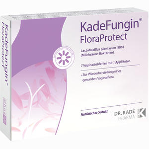 Kadefungin Floraprotect Vaginaltabletten 7 Stück - ab 0,00 &euro;